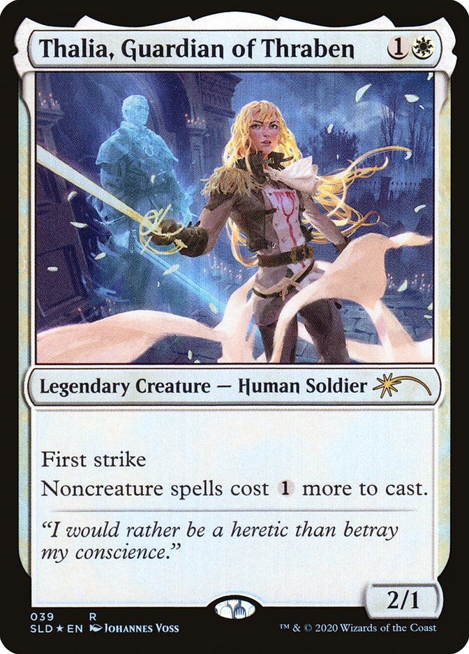 スレイベンの守護者、サリア／Thalia, Guardian of Thraben - MTG